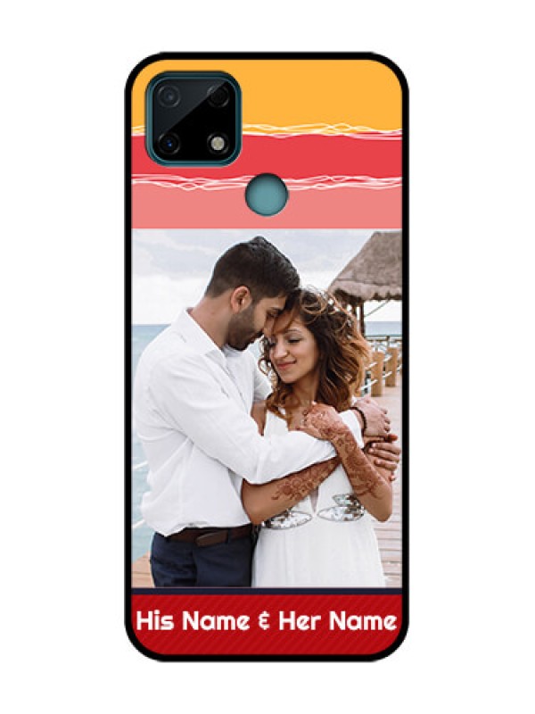 Custom Realme C25 Custom Metal Phone Case - Colorful Case Design