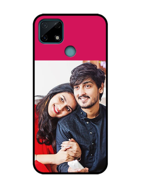 Custom Realme C25 Custom Metal Phone Case - Anniversary Cover Design