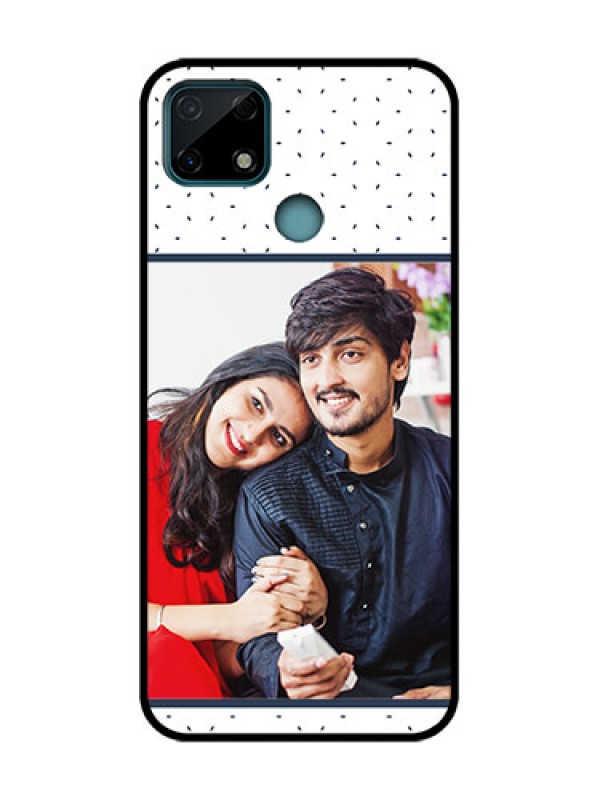 Custom Realme C25 Custom Metal Phone Case - Premium Dot Design