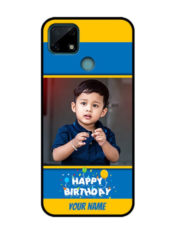 Custom Realme C25 Custom Metal Phone Case - Birthday Wishes Design