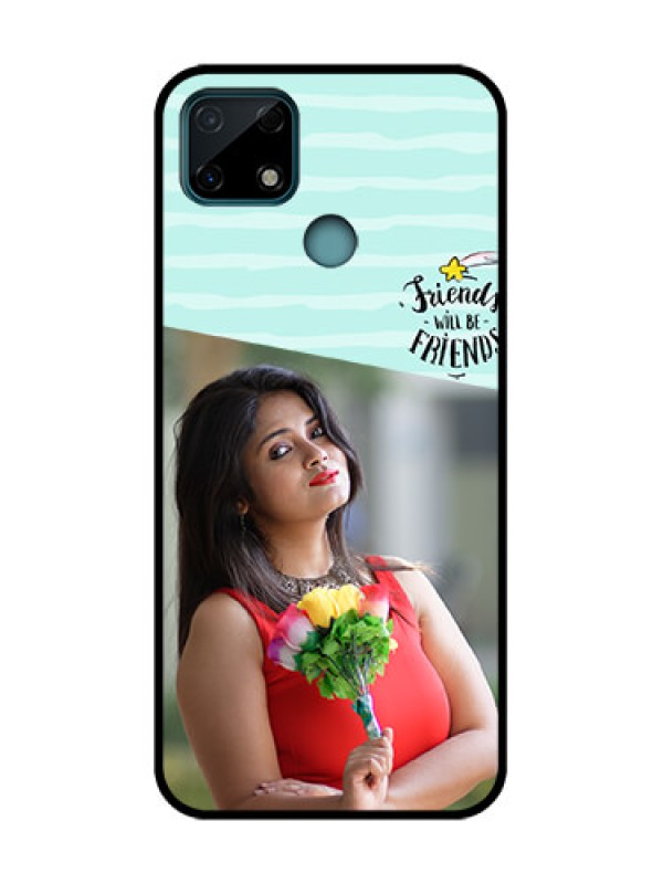 Custom Realme C25 Custom Metal Phone Case - Friends Picture Icon Design