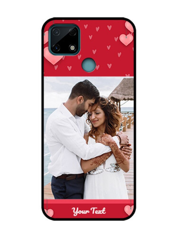 Custom Realme C25 Custom Metal Phone Case - Valentines Day Design