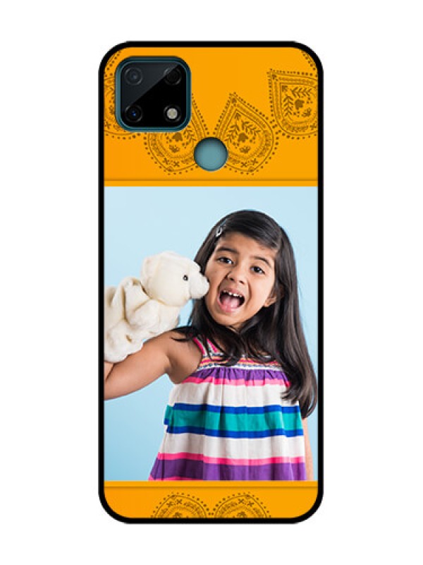Custom Realme C25 Custom Metal Phone Case - Photo Wedding Design