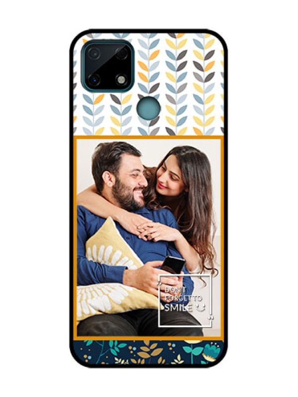 Custom Realme C25 Custom Metal Phone Case - Pattern Design