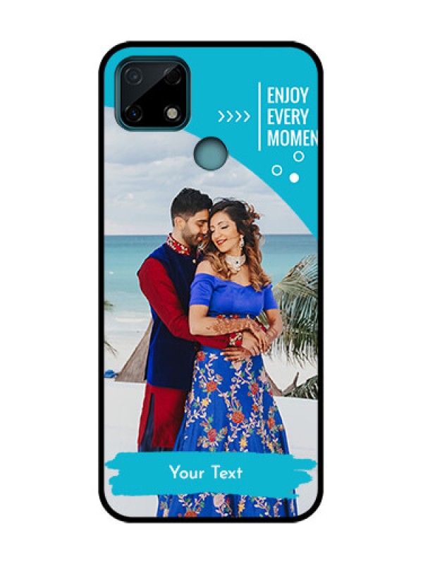 Custom Realme C25 Custom Metal Phone Case - Happy Moment Design