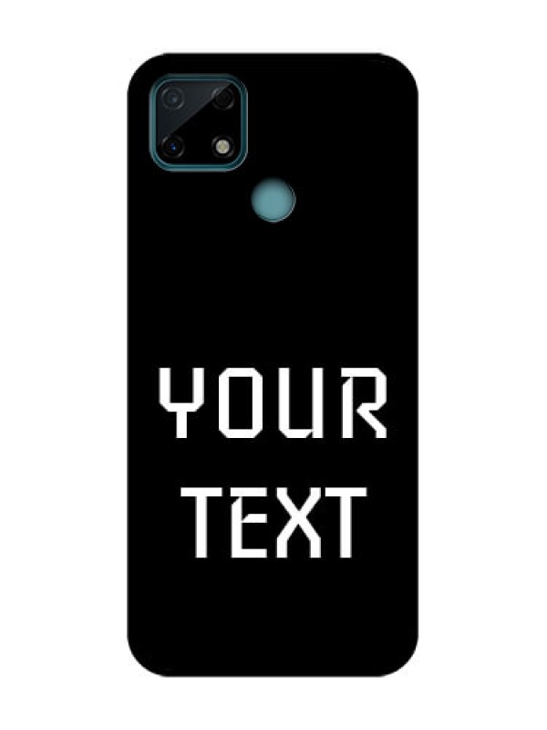 Custom Realme C25 Custom Metal Phone Case - Your Name Design
