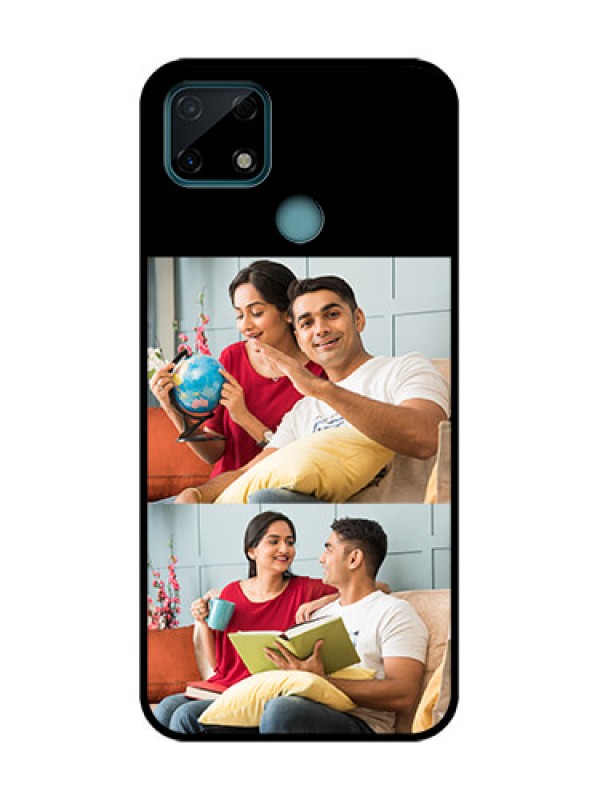 Custom Realme C25 Custom Metal Phone Case - 2 Images Design