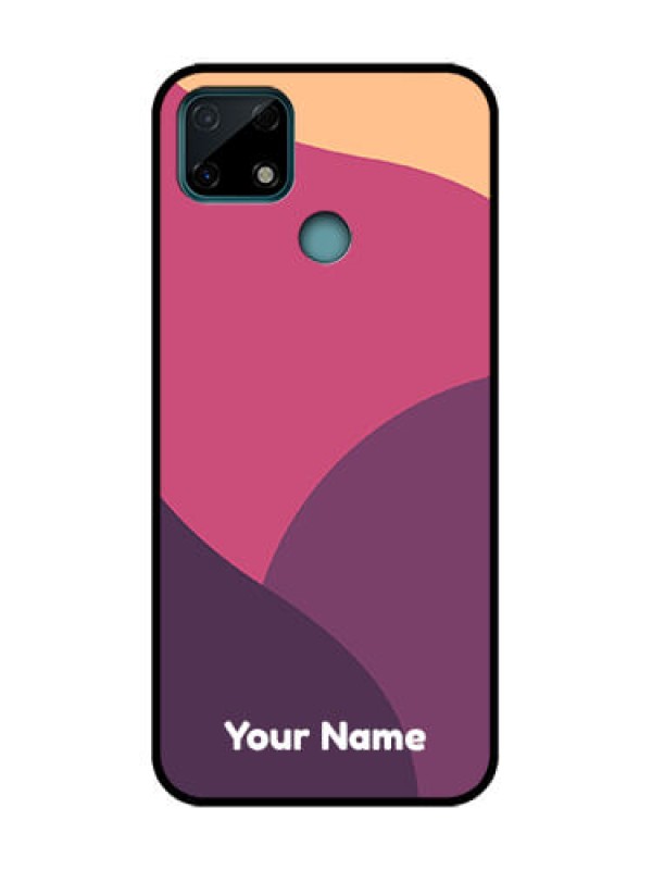 Custom Realme C25 Custom Metal Phone Case - Mixed Multi - Colour Abstract Art Design