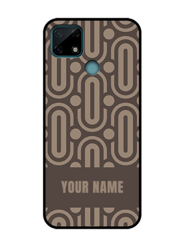Custom Realme C25 Custom Metal Phone Case - Captivating Zero Pattern Design