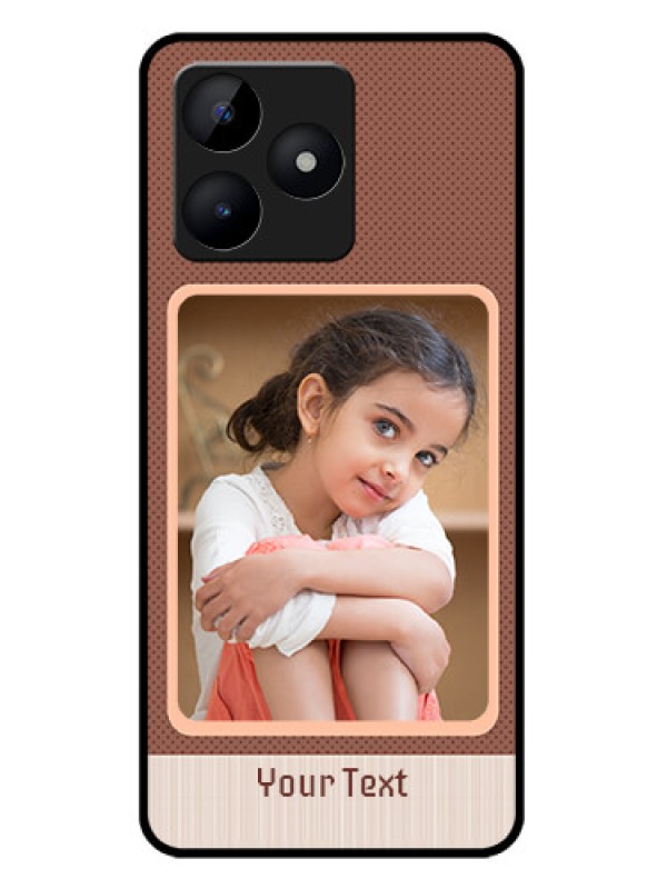 Custom Realme C51 Custom Metal Phone Case - Simple Pic Upload Design