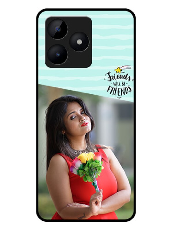 Custom Realme C51 Custom Metal Phone Case - Friends Picture Icon Design