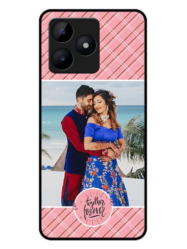 Custom Realme C51 Custom Metal Phone Case - Together Forever Design