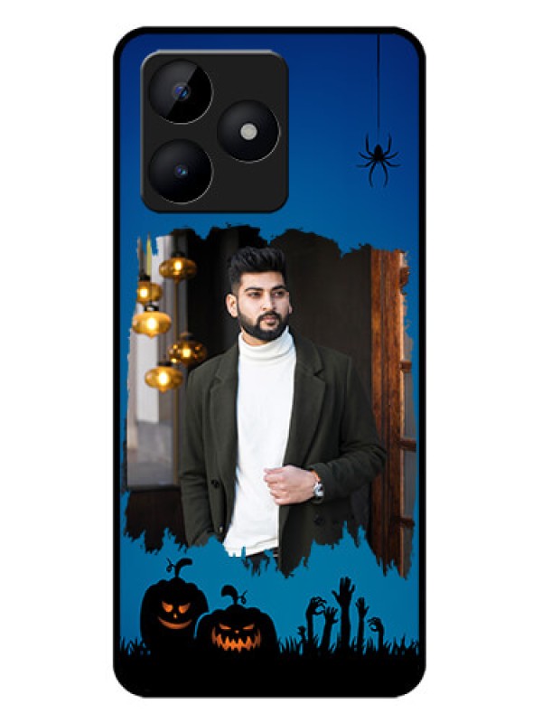 Custom Realme C51 Custom Metal Phone Case - With Pro Halloween Design