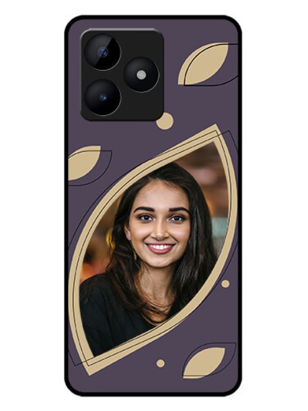 Custom Realme C51 Custom Metal Phone Case - Falling Leaf Design