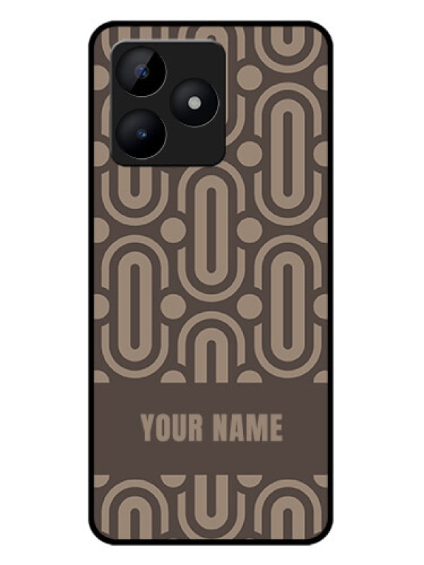 Custom Realme C51 Custom Metal Phone Case - Captivating Zero Pattern Design