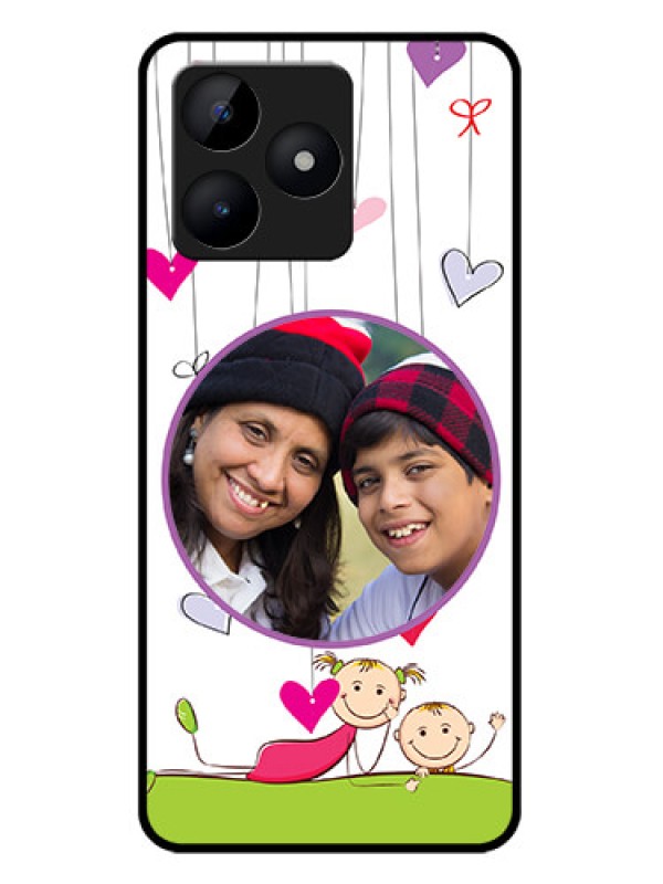 Custom Realme C53 Custom Metal Phone CaseCute Kids Phone Case Design