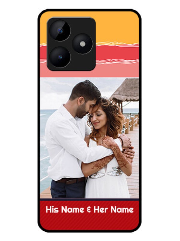 Custom Realme C53 Custom Metal Phone CaseColorful Case Design
