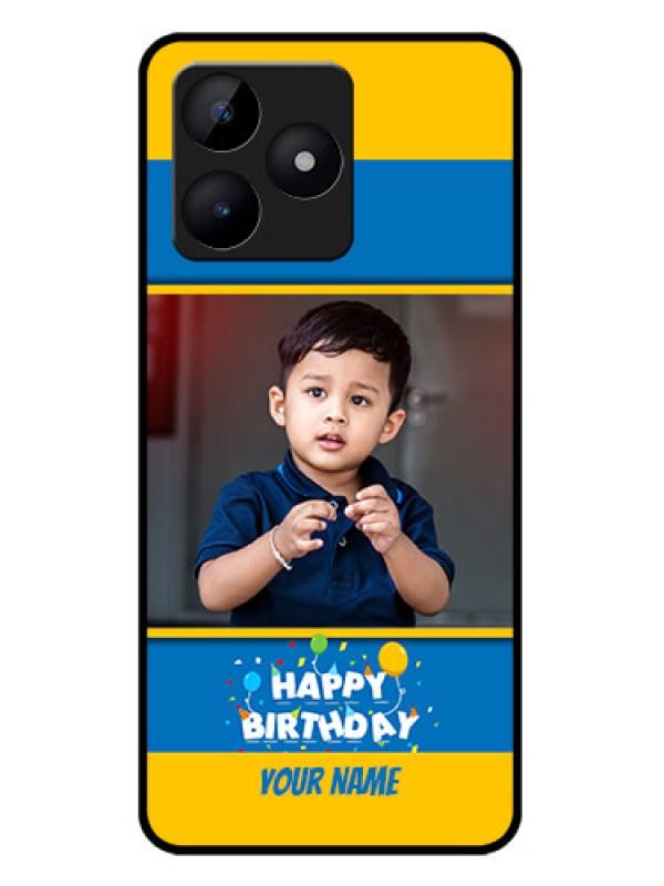 Custom Realme C53 Custom Metal Phone CaseBirthday Wishes Design