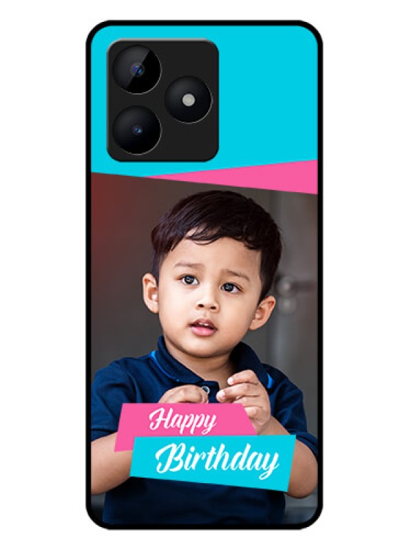 Custom Realme C53 Custom Metal Phone CaseImage Holder With 2 Color Design