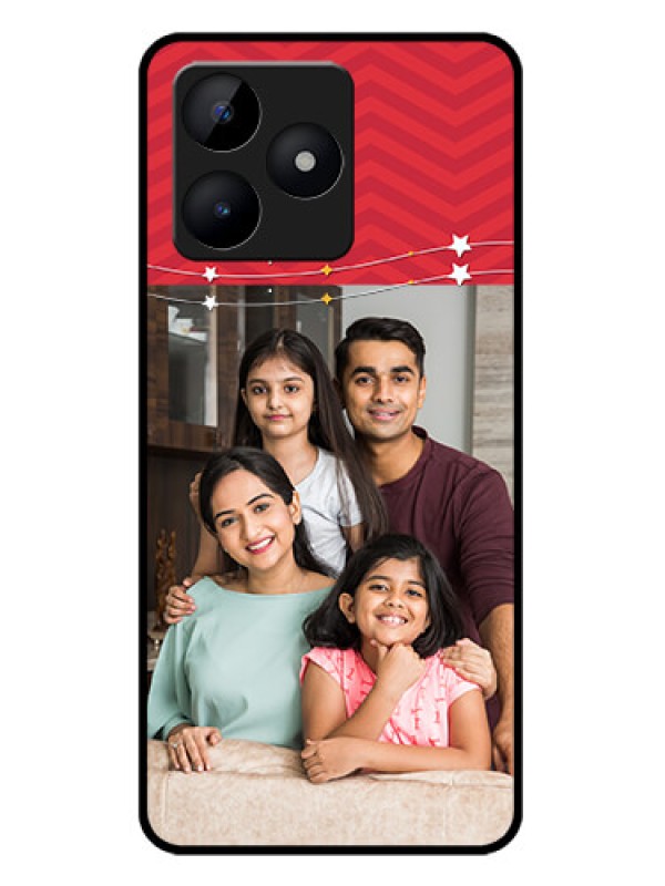 Custom Realme C53 Custom Metal Phone CaseHappy Family Design