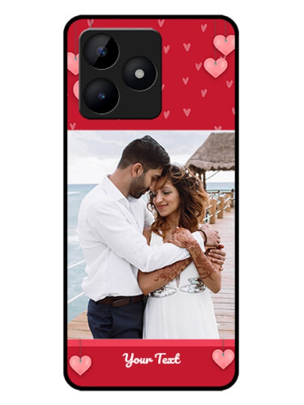 Custom Realme C53 Custom Metal Phone CaseValentines Day Design