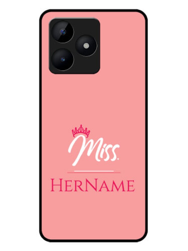 Custom Realme C53 Custom Metal Phone CaseMrs With Name Design