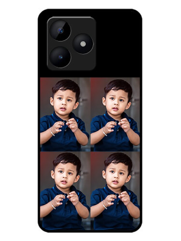 Custom Realme C53 Custom Metal Phone Case4 Image Holder Design