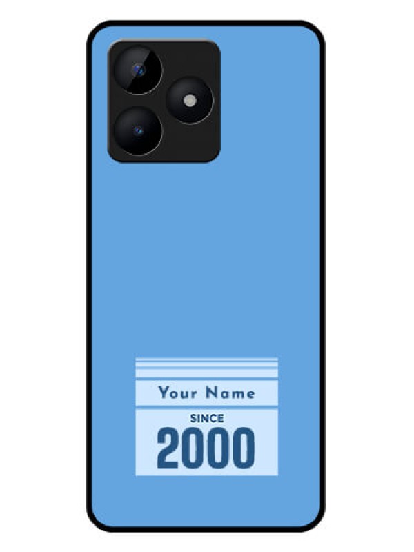 Custom Realme C53 Custom Metal Phone CaseCustom Year Of Birth Design