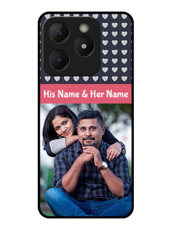 Custom Realme C63 Custom Metal Phone Case - Love Symbols Design