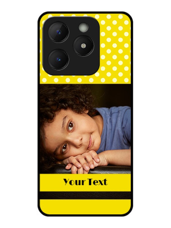 Custom Realme C63 Custom Metal Phone Case - Bright Yellow Case Design