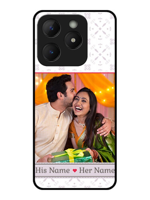 Custom Realme C63 Custom Metal Phone Case - With Photo And Ethnic Design