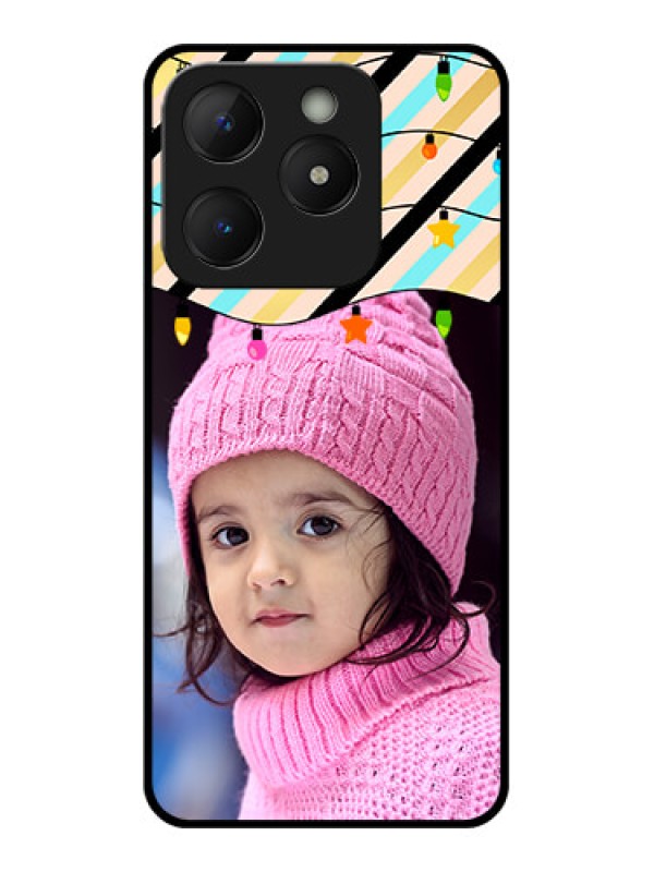 Custom Realme C63 Custom Metal Phone Case - Lights Hanging Design
