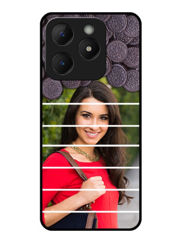 Custom Realme C63 Custom Metal Phone Case - With Oreo Biscuit Design