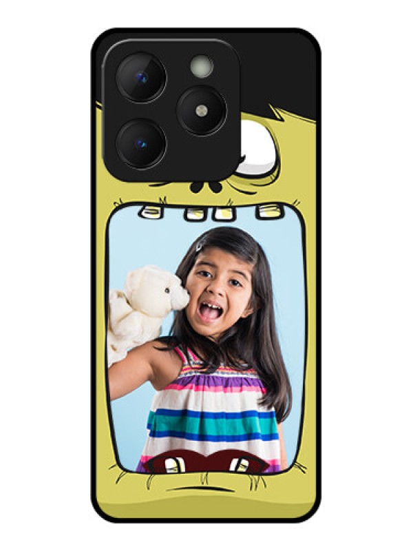 Custom Realme C63 Custom Metal Phone Case - Cartoon Monster Back Case Design