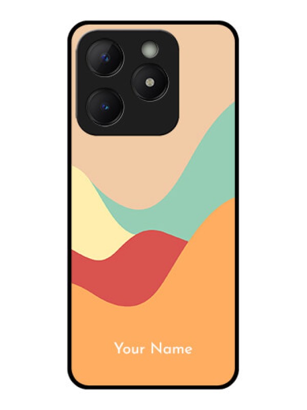 Custom Realme C63 Custom Metal Phone Case - Ocean Waves Multi - Colour Design