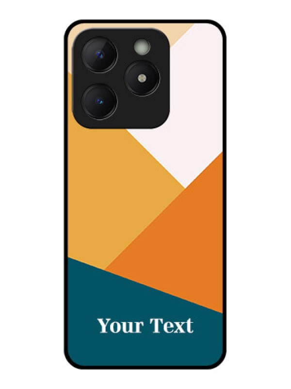 Custom Realme C63 Custom Metal Phone Case - Stacked Multi - Colour Design