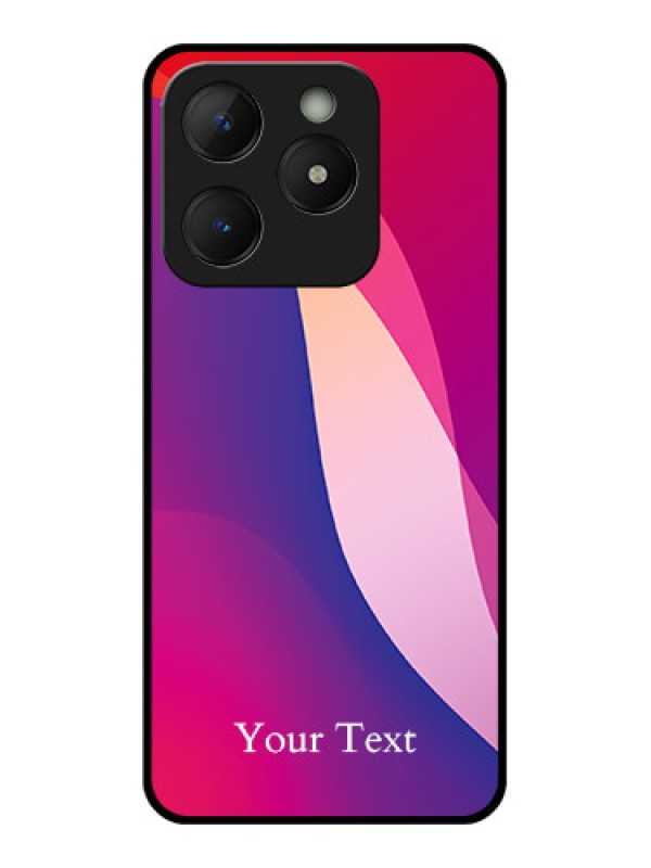 Custom Realme C63 Custom Metal Phone Case - Digital Abstract Overlap Design