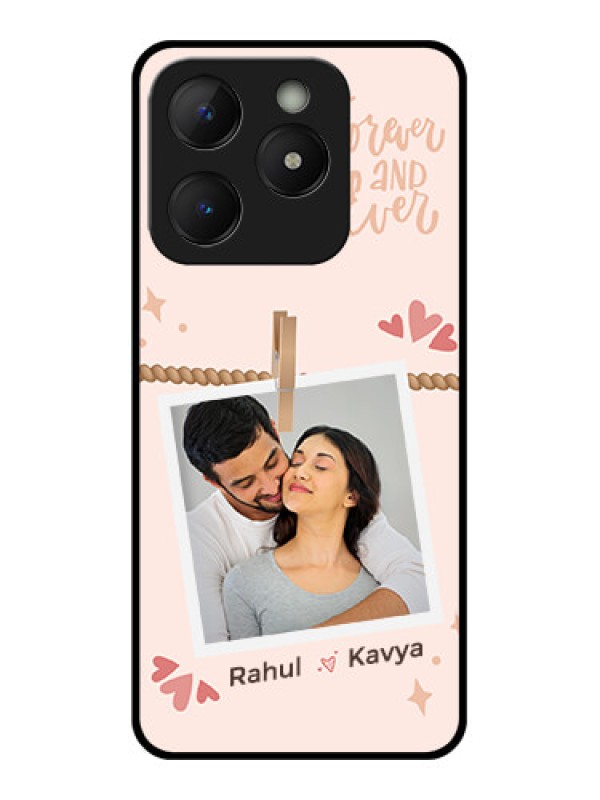 Custom Realme C63 Custom Metal Phone Case - Forever And Ever Love Design