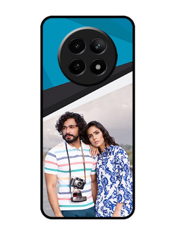 Custom Realme C65 5G Custom Metal Phone Case - Simple Pattern Photo Upload Design