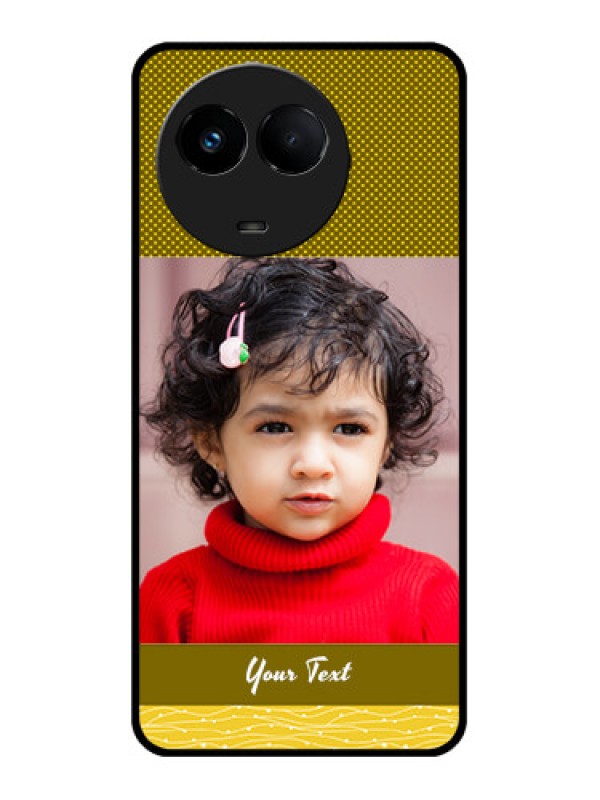 Custom Realme C67 5G Custom Metal Phone Case - Simple Green Color Design