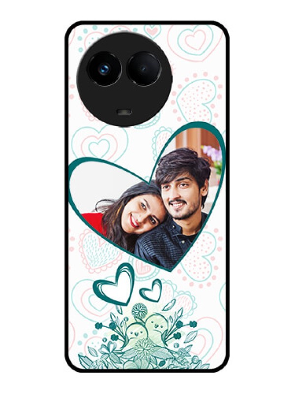 Custom Realme C67 5G Custom Metal Phone Case - Premium Couple Design