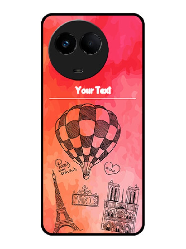 Custom Realme C67 5G Custom Metal Phone Case - Paris Theme Design