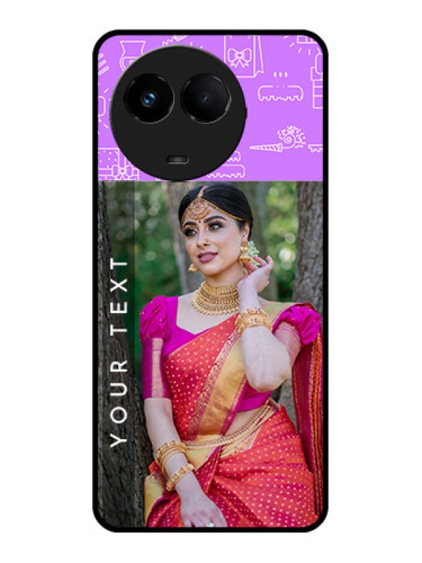 Custom Realme C67 5G Custom Metal Phone Case - Birthday Icons Design