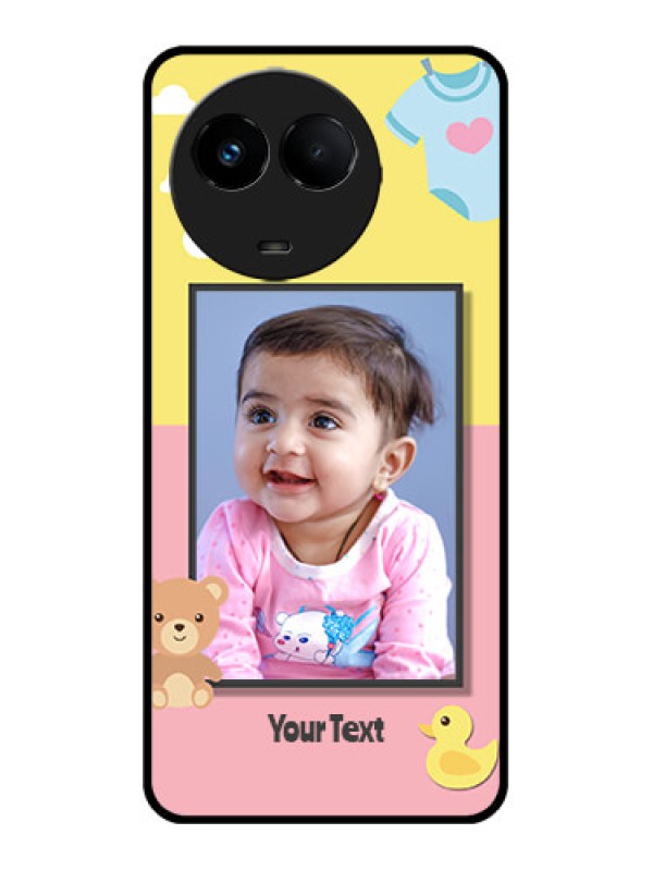 Custom Realme C67 5G Custom Metal Phone Case - Kids 2 Color Design