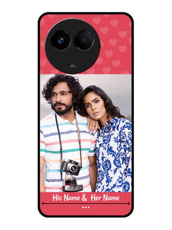 Custom Realme C67 5G Custom Metal Phone Case - Simple Love Design
