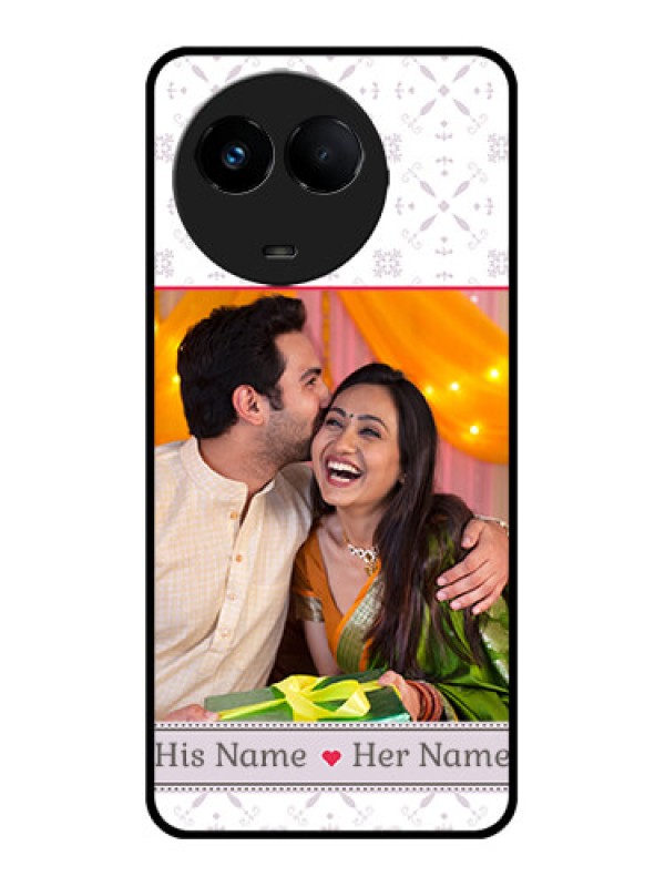 Custom Realme C67 5G Custom Metal Phone Case - With Photo And Ethnic Design