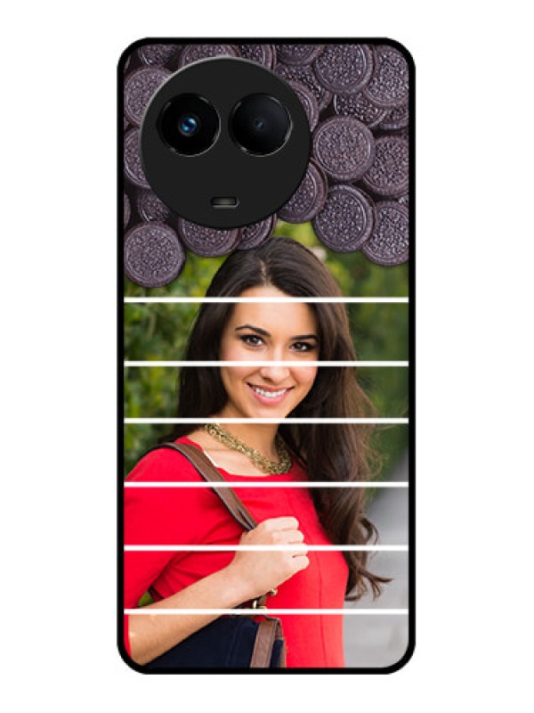 Custom Realme C67 5G Custom Metal Phone Case - With Oreo Biscuit Design