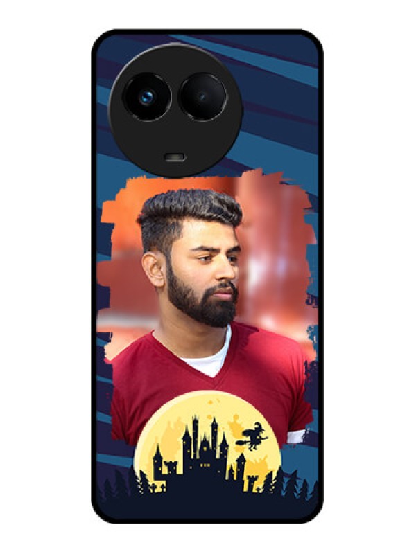 Custom Realme C67 5G Custom Metal Phone Case - Halloween Witch Design