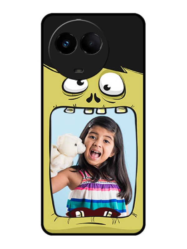 Custom Realme C67 5G Custom Metal Phone Case - Cartoon Monster Back Case Design