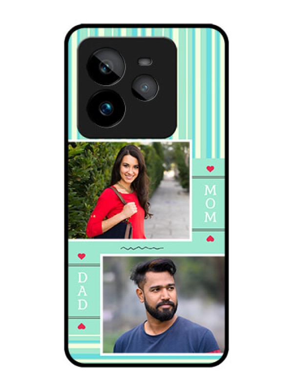 Custom Realme GT 7 Pro Custom Metal Phone CaseMom and Dad Pic Design